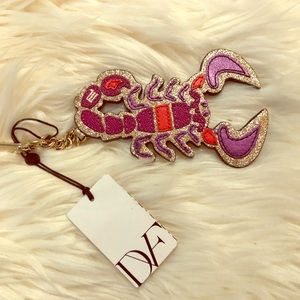 Authentic DVF Scorpion Keychain